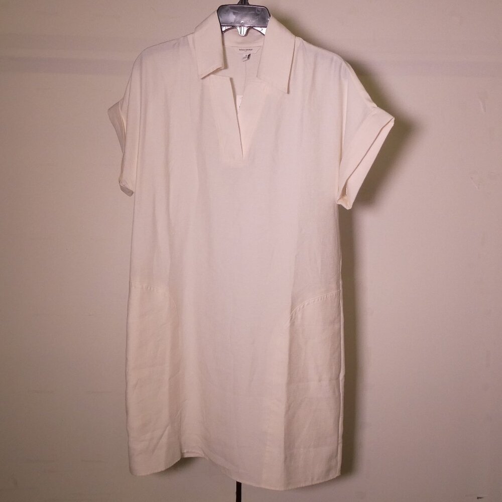 Banana Republic Shirt Dress – Soft White, Size Small | NWT